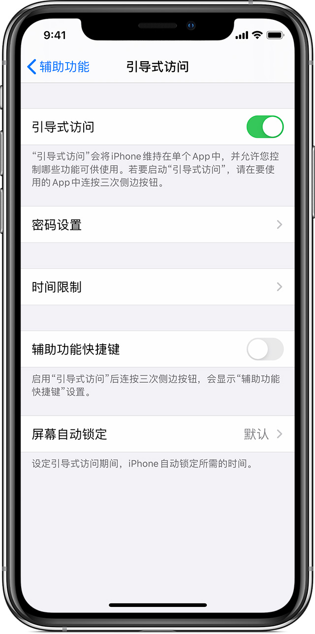 王五镇苹果手机维修分享如何在 iPhone 上退出引导式访问 