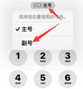 王五镇苹果14维修店分享iPhone 14 Pro Max使用副卡打电话的方法 